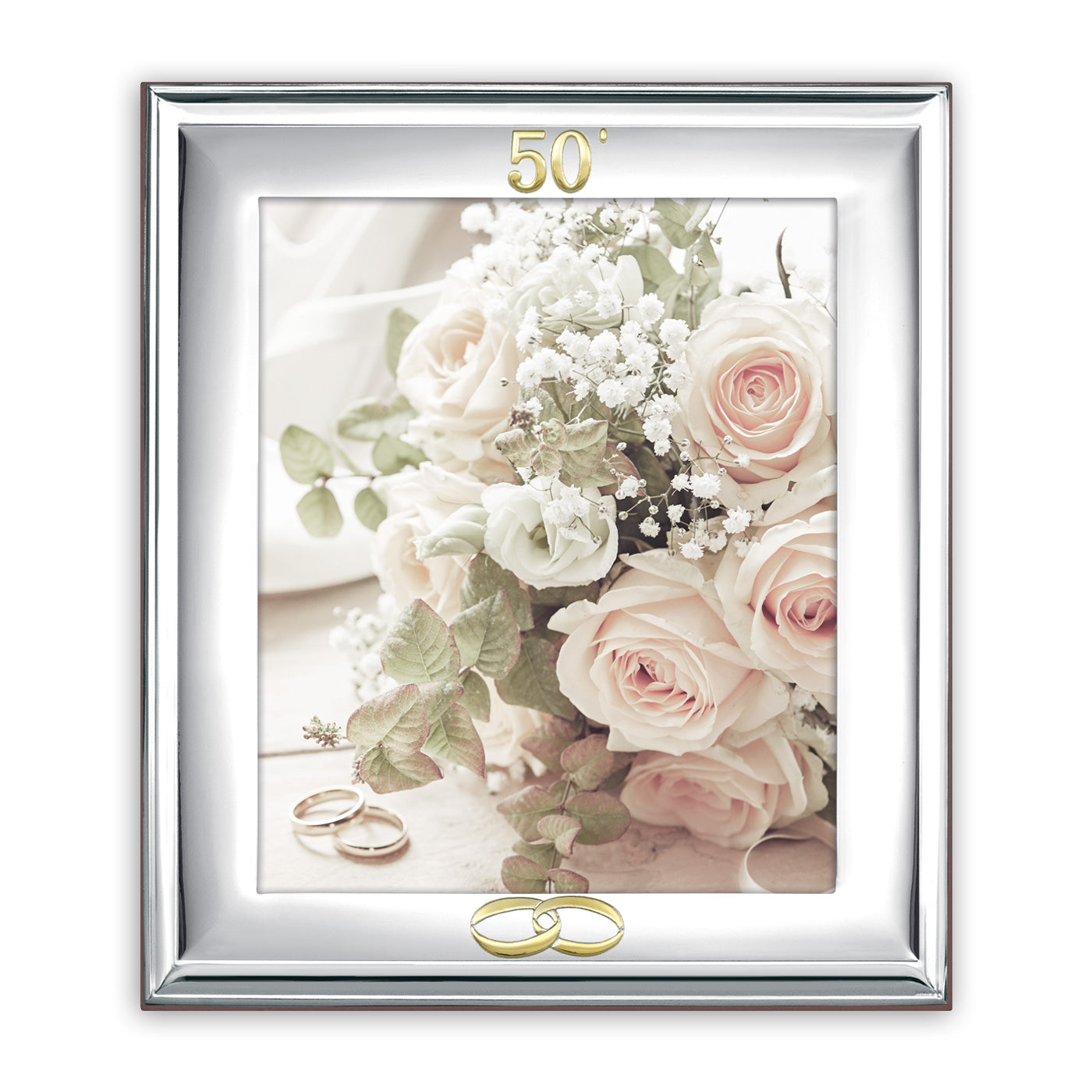 CORNICE NOTO GOLD 20X25 COD. B17981 50° ANNIVERSARIO DI MATRIMONIO