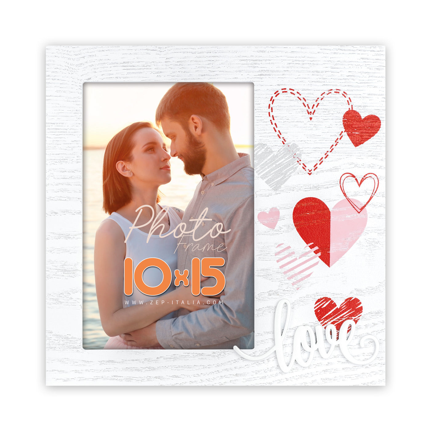 CORNICE NADIA VERTICAL 10X15 COD. FH546V CUORI LOVE ZEP