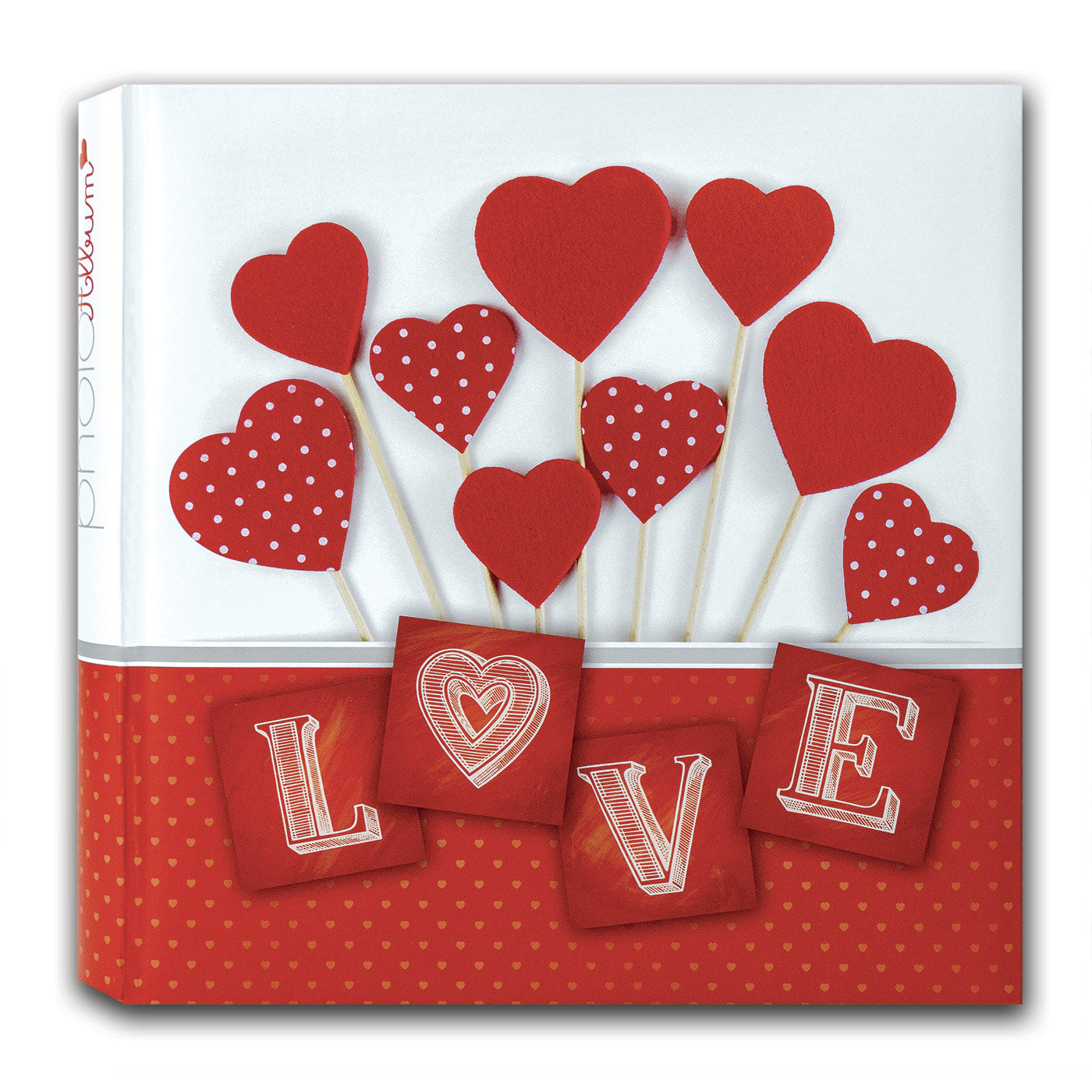 ALBUM VALENTINE D 24X24 CM 30 INTERNI COD. TVD242430 A VELINE